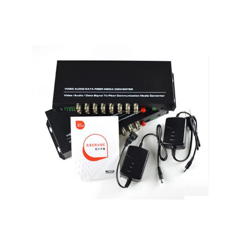 16-канальный цифровой видео оптический конвертер волоконно-оптический