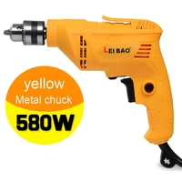 220v electric drill hammer drill impact drill 580w multi functionhousehold drill adjustable speed woodworking power tool
