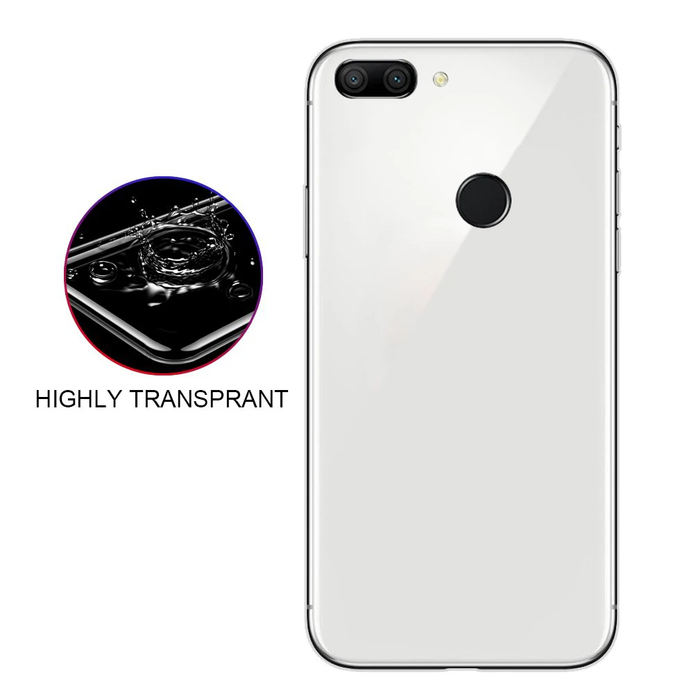 Ультратонкий Прозрачный чехол для Huawei Honor 9 LITE прозрачный мягкий из ТПУ телефона |