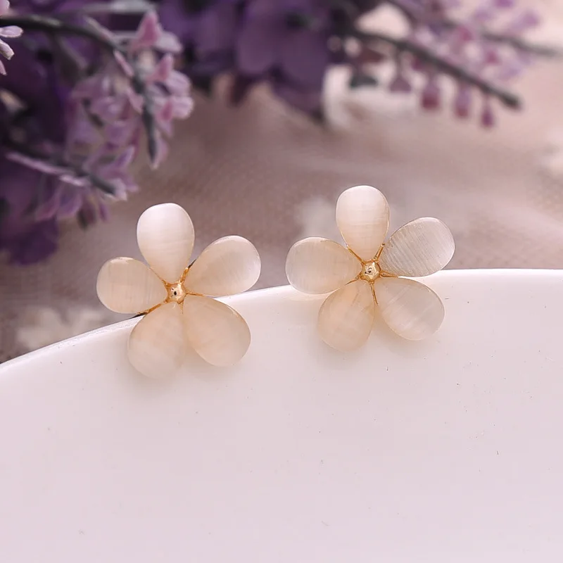 Модные элегантные опал цветок Для женщин серьги цветок|Серьги-подвески| |