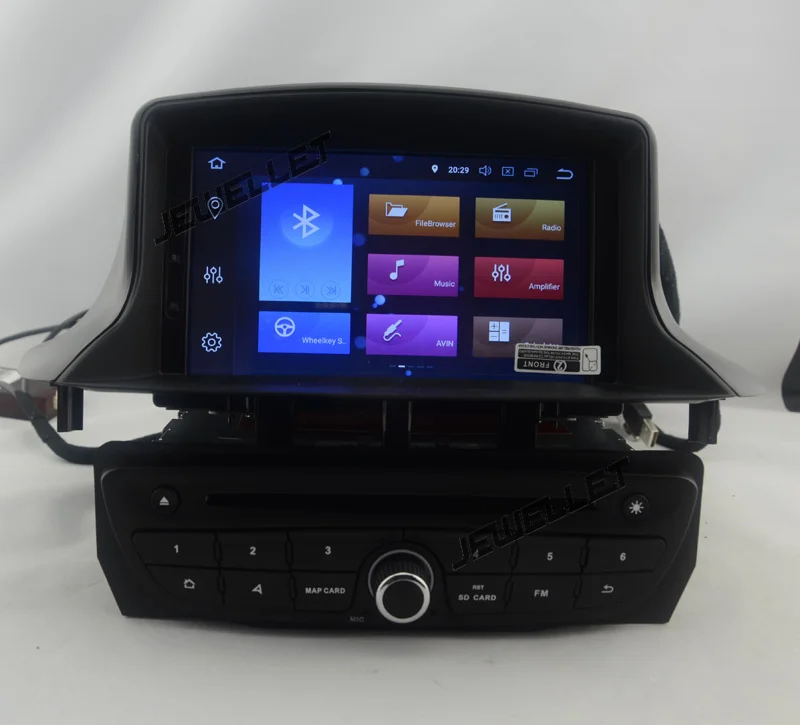 Восьмиядерный IPS экран Android 10 автомобильный DVD GPS Радио Навигация для Renault Megane III