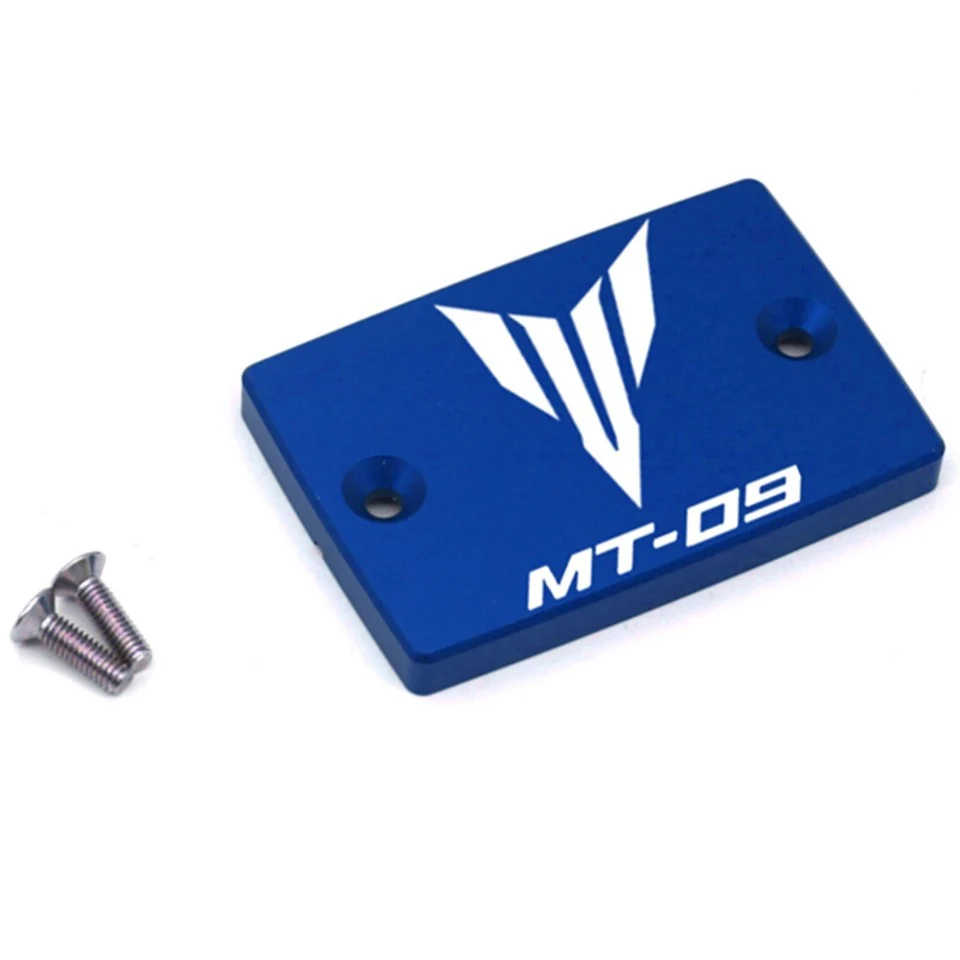 

For MT09 FZ09 MT-09 MT 09 2014-2018 2019 CNC Aluminum Motorcycle Brake Fluid Fuel Reservoir Tank Cap Cover