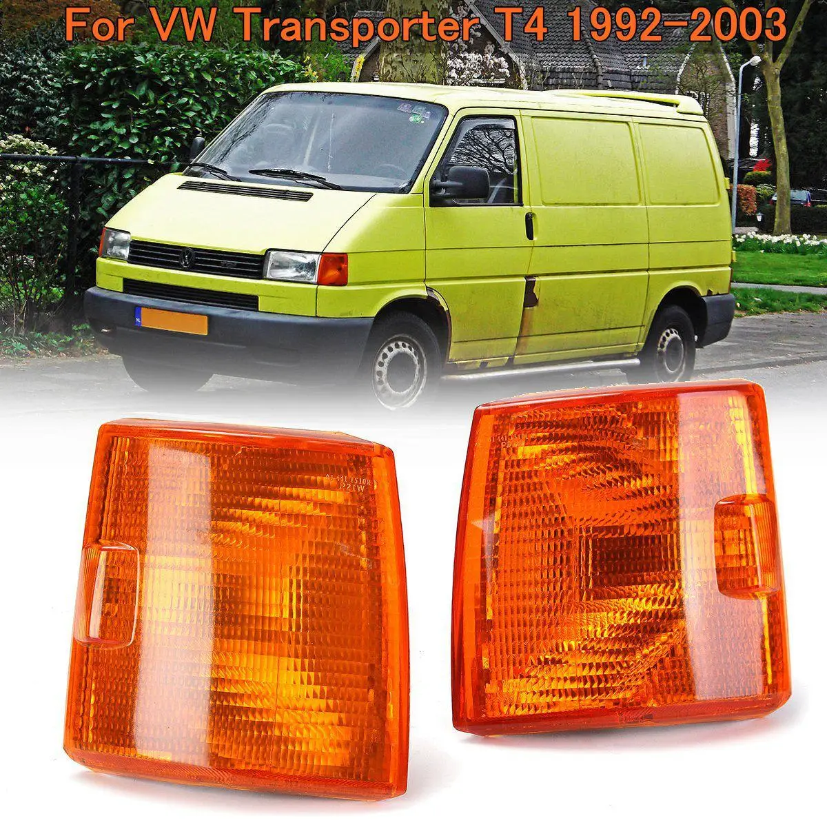 1 пара передний угол загорается индикатор сигнальные лампы для VW Transporter T4 1990 1991 1992 1993 1994 1995 1996 1997 1998 1999~ 2004