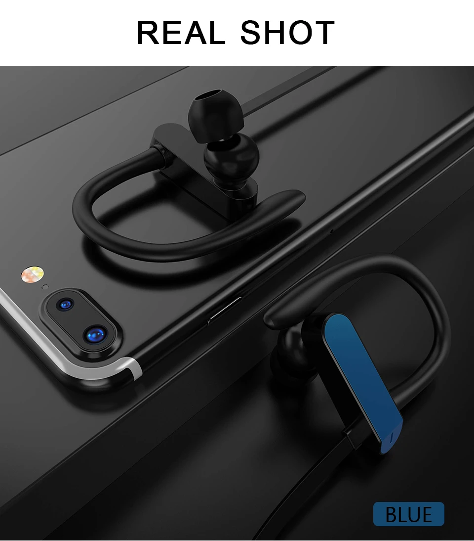 MUSTTRUE T50, анти-капля, спортивные наушники, супер бас, для бега, музыка, HD Hifi, гарнитура для мобильных телефонов и ПК, 3,5 мм разъем