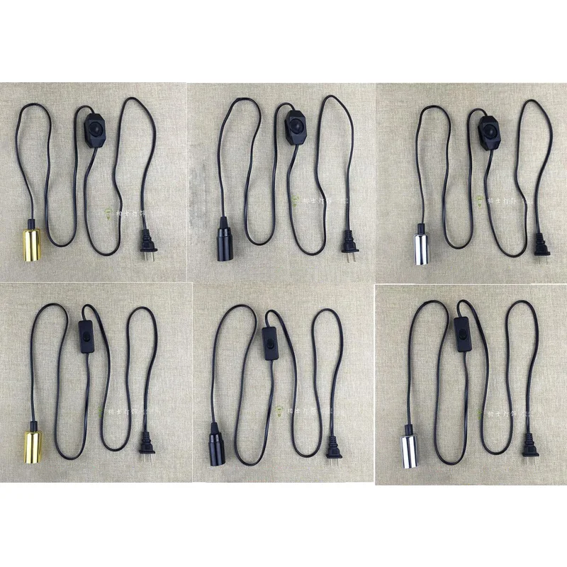 Вилка для ЕС/США 1 шт. E14 винтажный подвесной светильник с переключателем AC 90 260 В