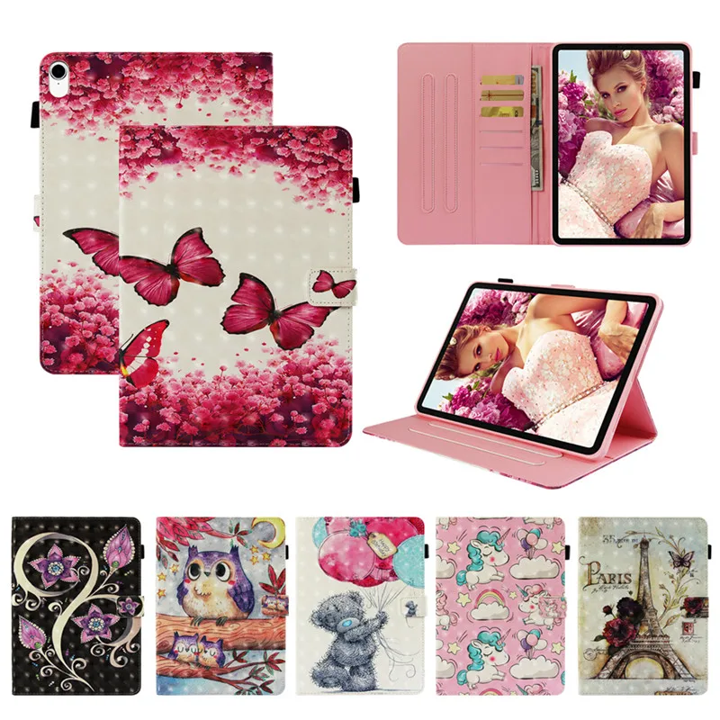 Unicorn Case For iPad Pro 11&quot 2018 Smart Cover Funda New 11 inch 3D Glossy Vision PU Leather Stand Skin Shell | Компьютеры и офис