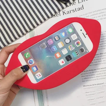 Сексуальные красные губы чехол для телефона для iPhone X 8/8 Plus, 7, 7 Plus, 6, 6 S, 6 S Plus, чехол-накладка Бампер Защитный ковер