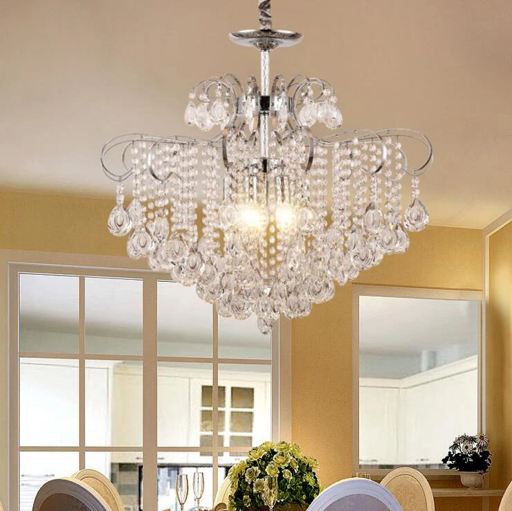 European wrought iron crystal chandeliers creative personality lamp living room restaurant hotel lamps led lighting | Освещение