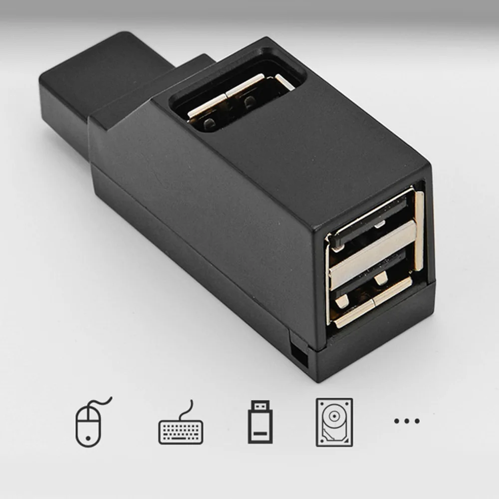 Мини USB 3 0/2 0 концентратор порта Портативный 480 Мбит/с высокоскоростной тонкий