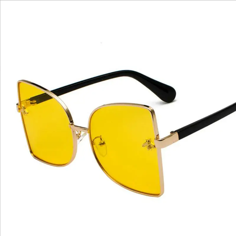 KAPELUS Новые солнцезащитные очки Bee Super Star Солнцезащитные очки Cat Eye Personality Очки 9140