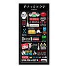 Забавная Новинка постер для ТВ-шоу друзей пляжное полотенце для ванной из микрофибры хлопковое крутое спортивное полотенце для плавания для друзей ТВ подарок на день рождения Рождество