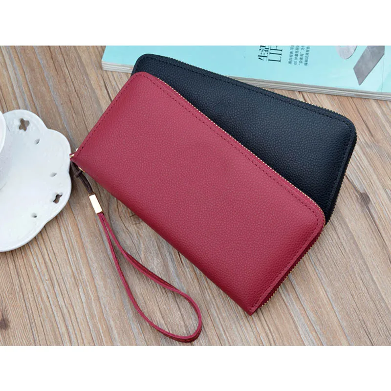 1 Pcs Women Long Wallet Zip Around PU Leather Purse Simple Lanyard Wallet New
1 Pcs Women Long Wallet Zip Around PU Leather Purse Simple Lanyard Wallet New