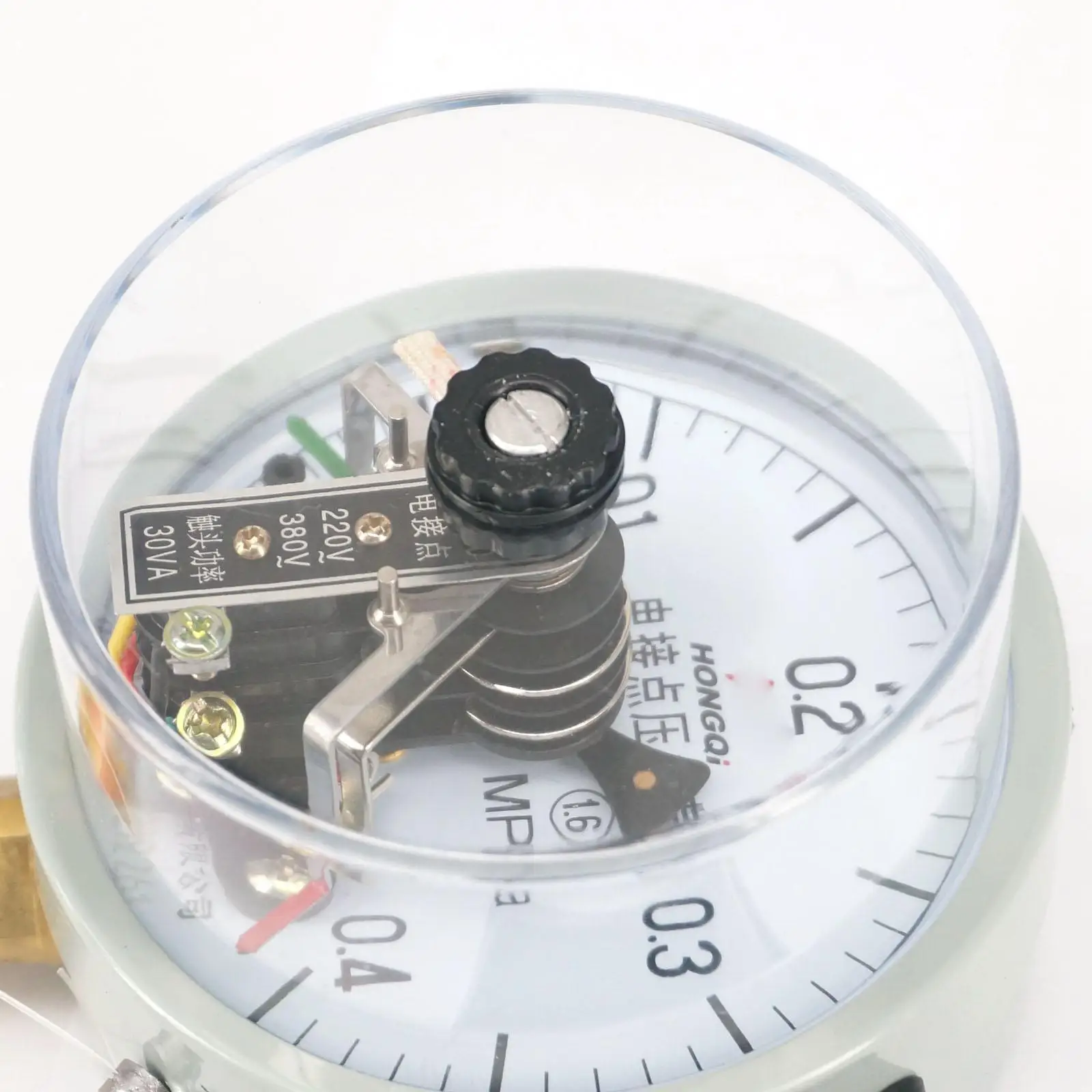 0-0.4Mpa YXC Dial Diameter 100mm Magnetic Auxiliary Electric Contact Pressure Gauge Radial Mount Pneumatic Parts | Обустройство дома
