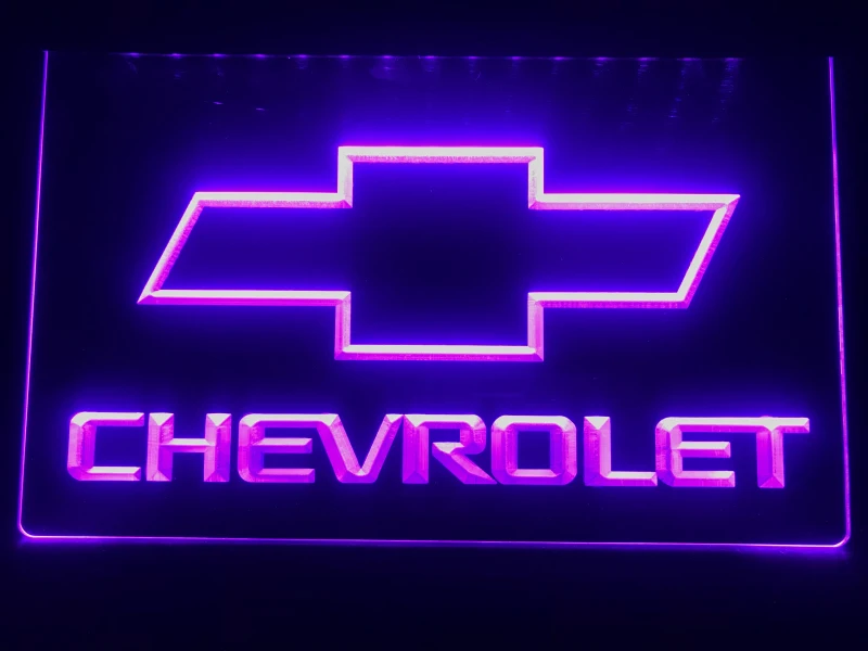 D032 CHEVROLET светодиодный неоновый светильник знак