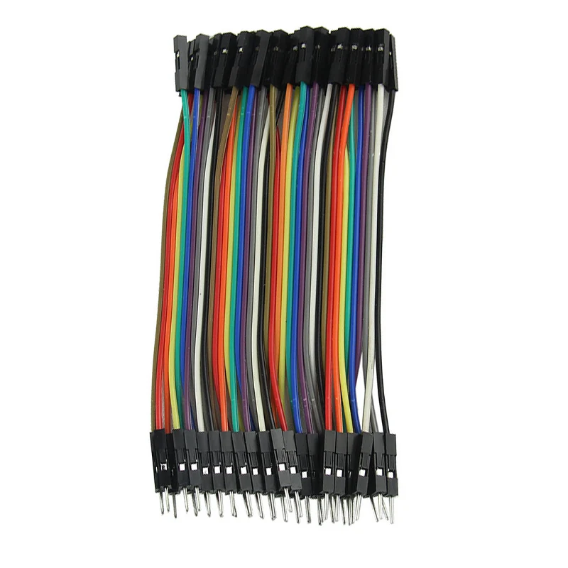 40 шт. 10 см Мужской и Женский Дюпон перемычка провода ленты GPIO кабель Pi макет
