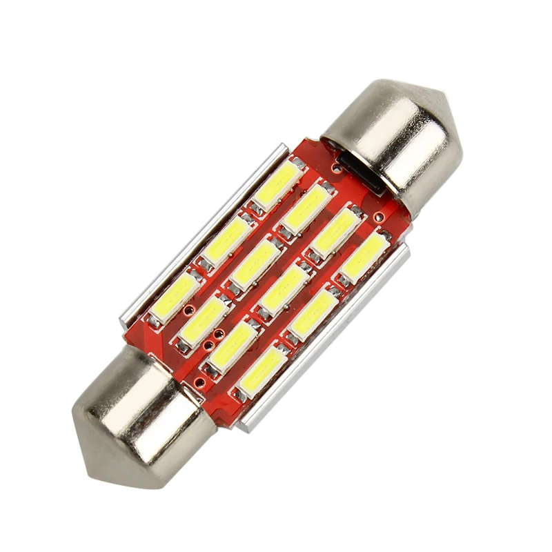 Автомобильный Стайлинг гирлянда 36 мм купольная лампа 4014 SMD DC12-24V Универсальный