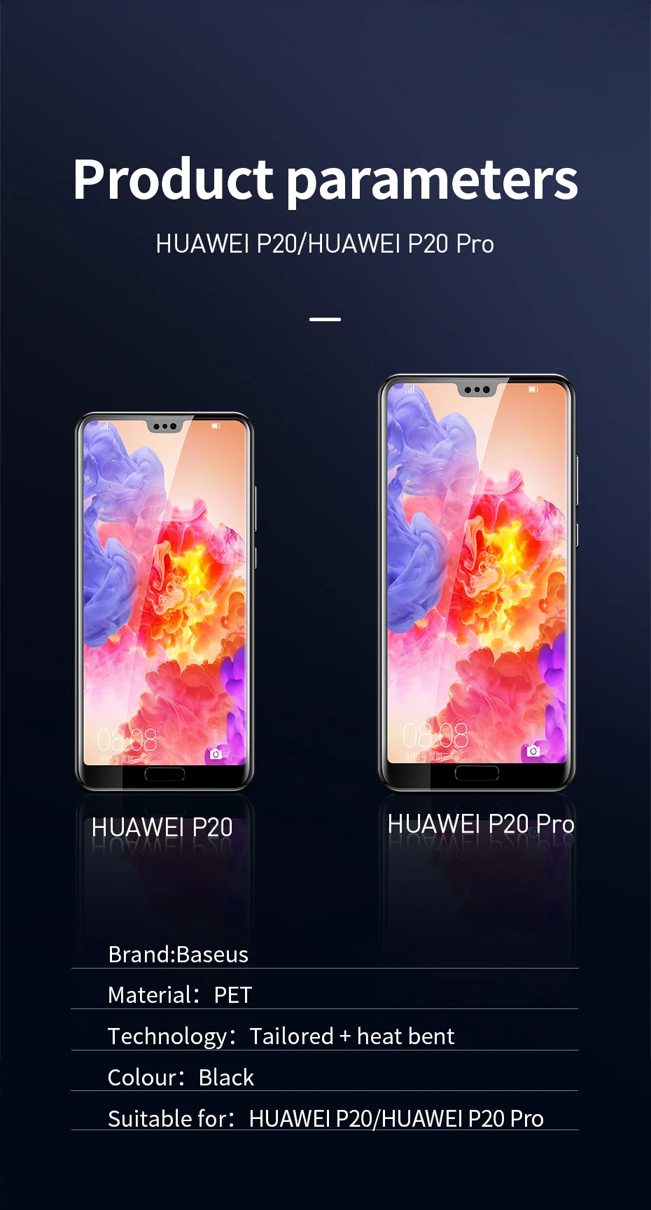 Baseus 2 шт Защитная пленка для экрана huawei P30 P20 мягкая Гидрогелевая пленка без закаленного стекла Передняя Защитная пленка для huawei P30 P20 Pro