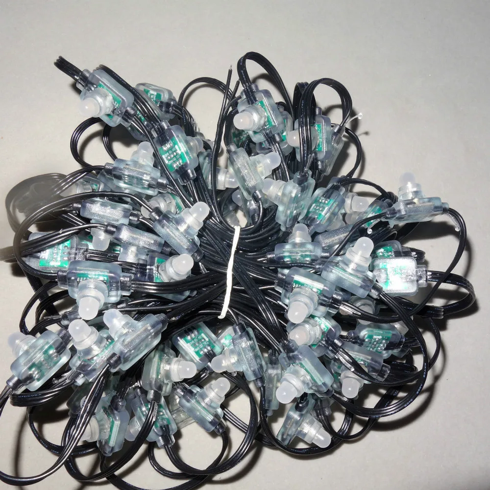 Светодиодная смарт гирлянда WS2811 12 светодиодный постоянного тока адресная класс