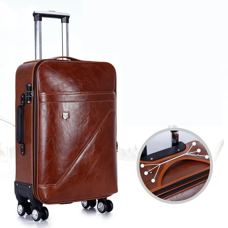 Trolley case Universal wheel 20&quotboarding box 24&quotPassword Trunk Business suitcase High quality travel luggage Portable valise | Багаж и