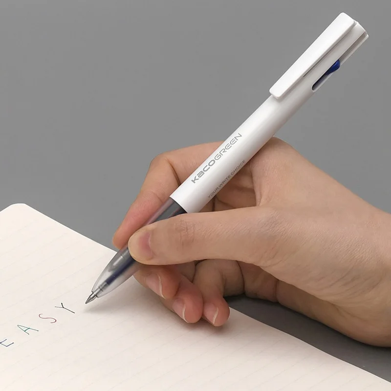 Новинка Xiaomi Mijia KACO 4в1 многофункциональные ручки 0,5 мм черный/синий/красный/зеленый стержень сменный гелевый карандаш чернила для офиса и школы