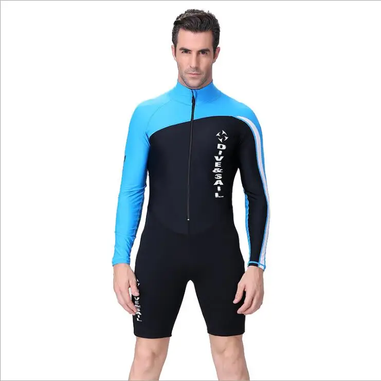 Костюм для дайвинга унисекс с длинным рукавом и шортами 1 5 мм | Спорт развлечения