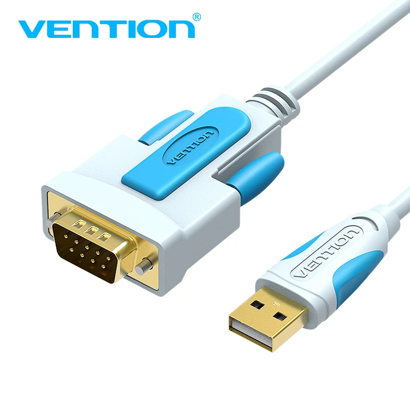 Vention Новый USB 2 0 к RS232 последовательный кабель 3 м 1 5 9Pin DB9 Кабель адаптер Поддержка