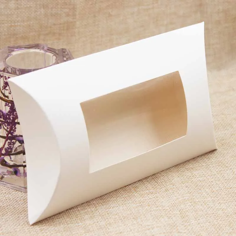 DIY большая подарочная коробка с прозрачным ПВХ окном. Товары дисплей Подушка окно