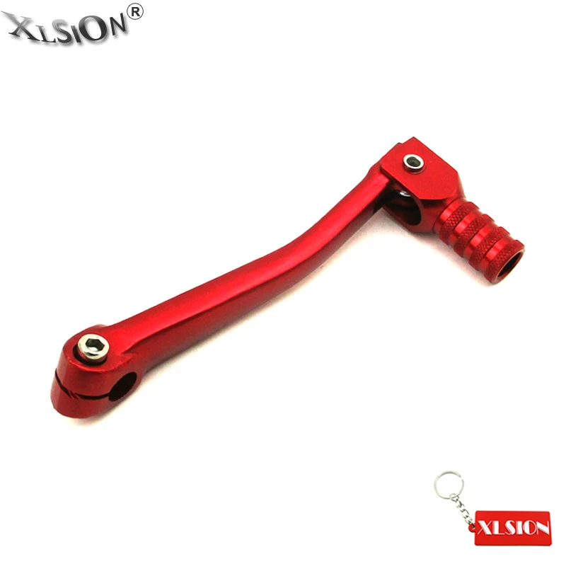 XLSION Складной ЧПУ сплав красный рычаг переключения передач для 50cc 110cc 125cc 140cc 150cc 160cc