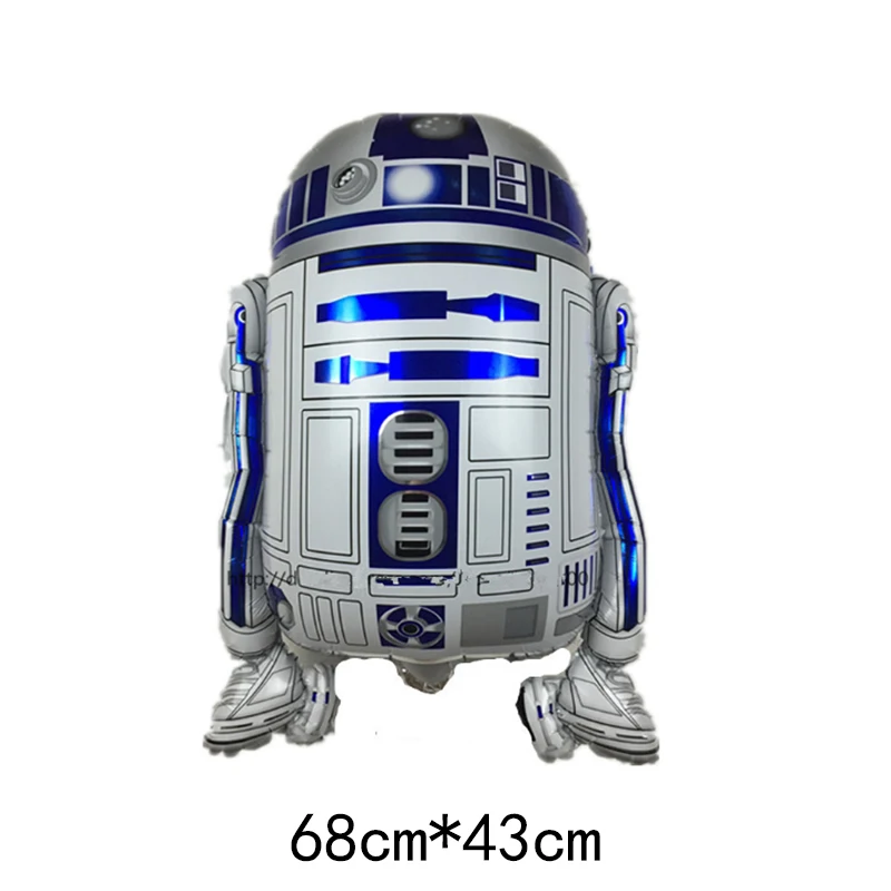 Воздушные шары робота, синие надувные 4D шары, игрушки для мальчиков BB8, Звездные войны, Мстители, фольгированные шары, воздушные шары для детей, 1 день рождения, товары для вечеринок, Globos