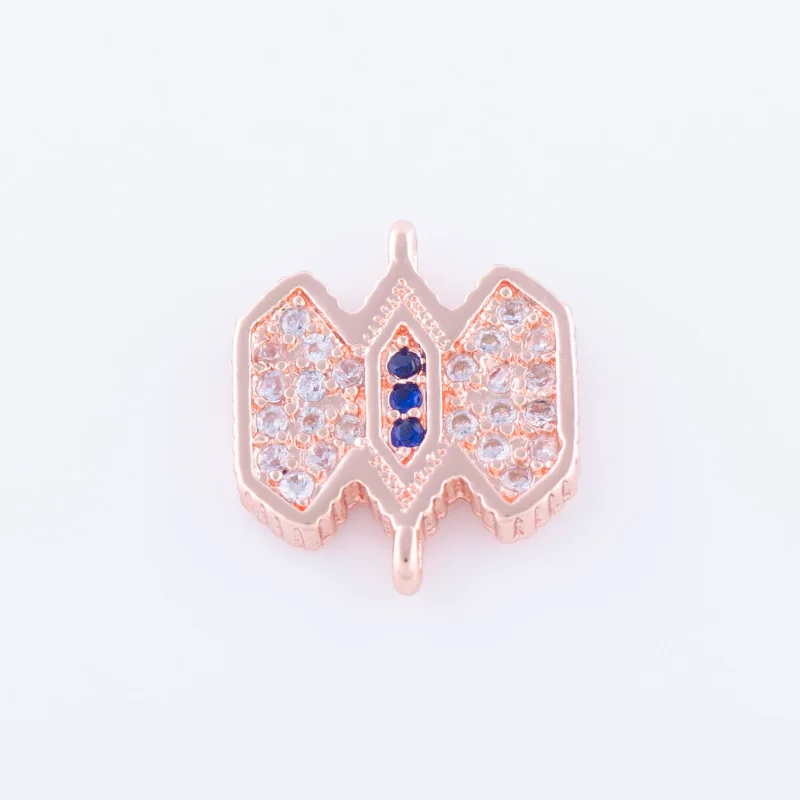 Бусины для браслета с микрозакрепкой из циркона|charm connectors|connectors for braceletsjewelry findings |
