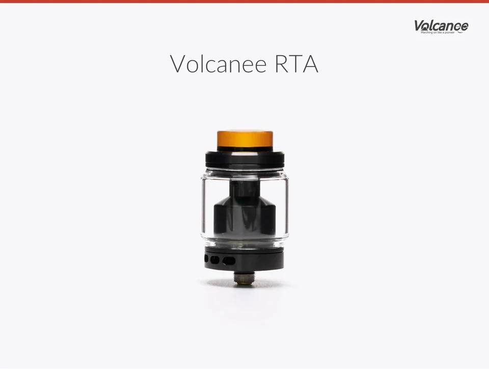 Volcanee RTA атомайзер с двойной катушкой 5 мл 24 мм Диаметр Топ Заправка для Vape электронная сигарета vs Reload Doggy Style Skyline RTA