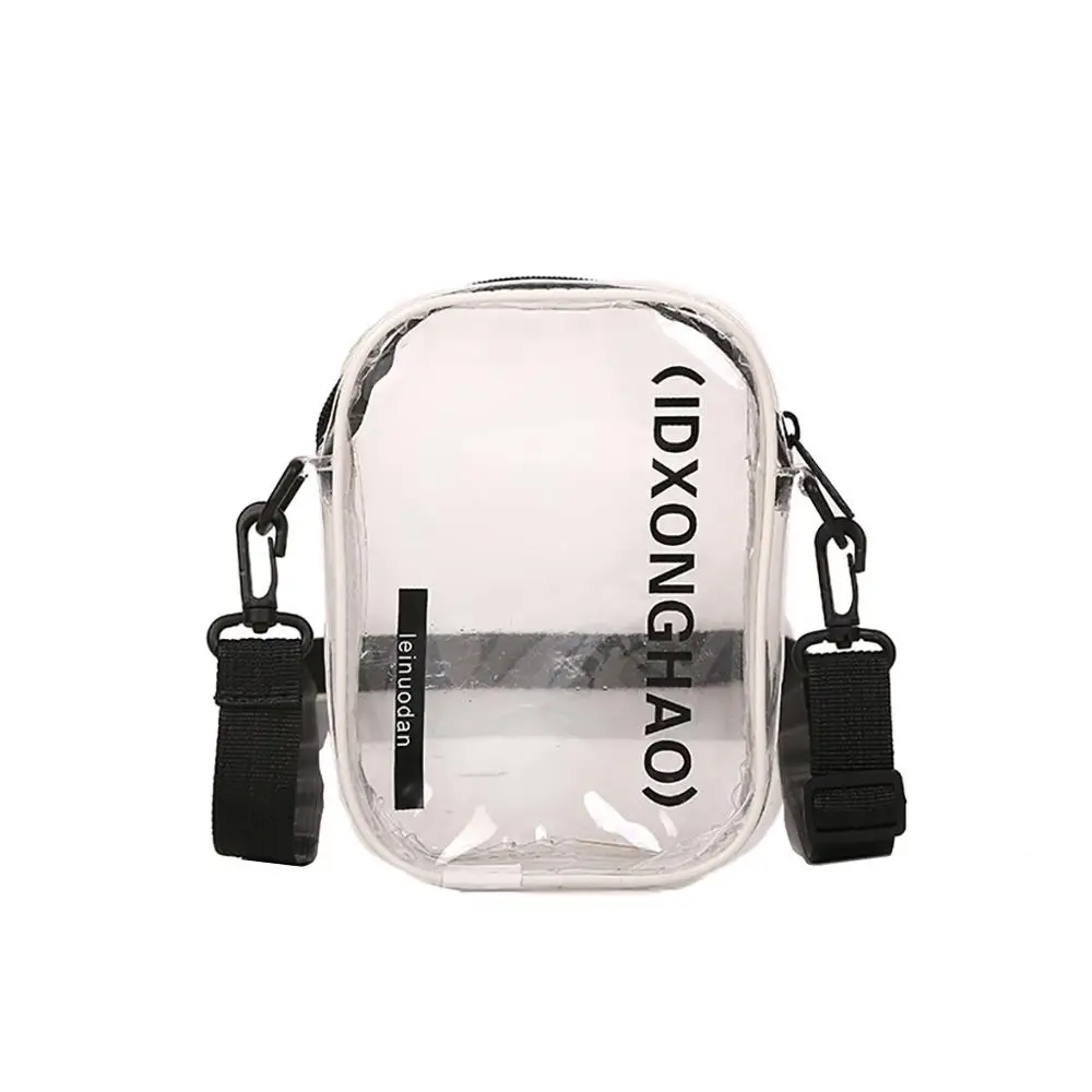 gray purse Модная квадратная поясная сумка из ПВХ с банановым ремнем, прозрачная косметичка, дикая сумка через плечо, модный нагрудный карман j08 - Цвет: gray purse