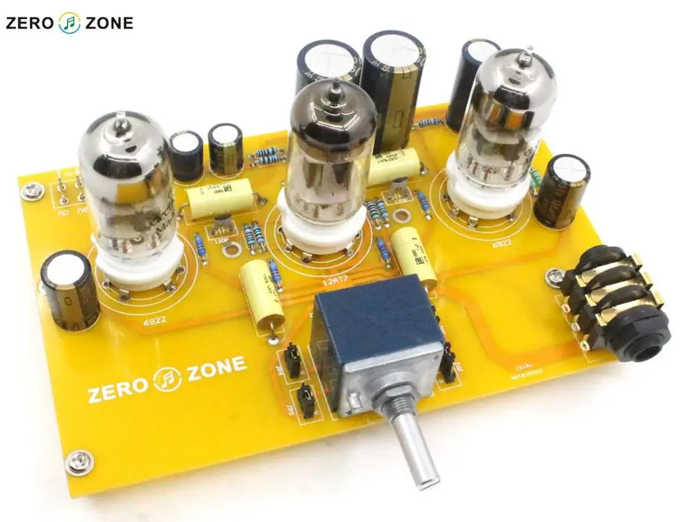 GZLOZONE TU1-EMP V2 ламповый усилитель для наушников доска 2X6922+ 1X 12AT7 трубка+ ALPS потенциометр