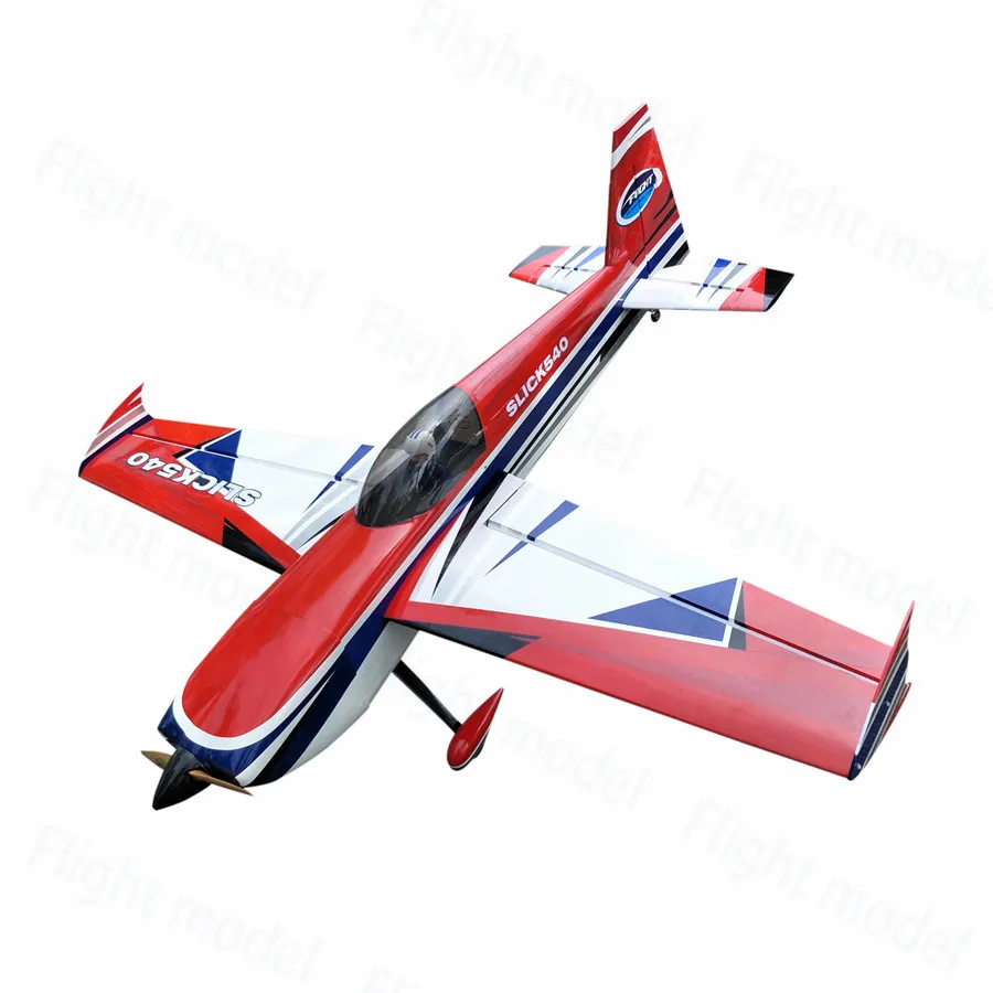 Модель полета Slick 540 78 &quot50CC 7ch Balsa дерево фиксированное крыло газа ARF RC самолет 3D