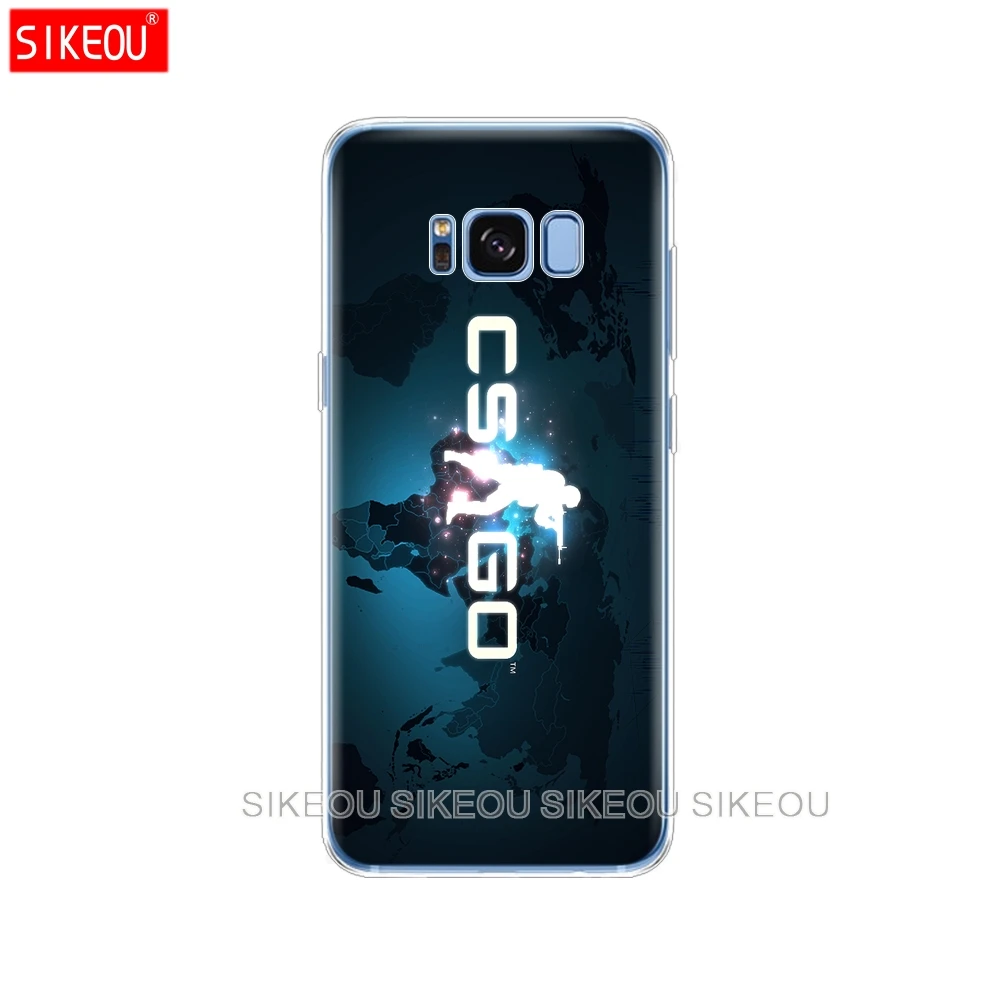 Силиконовый чехол для Samsung Galaxy S9 S8 S7 S6 edge S5 S4 S3 PLUS телефона Counter Strike cs go | Мобильные
