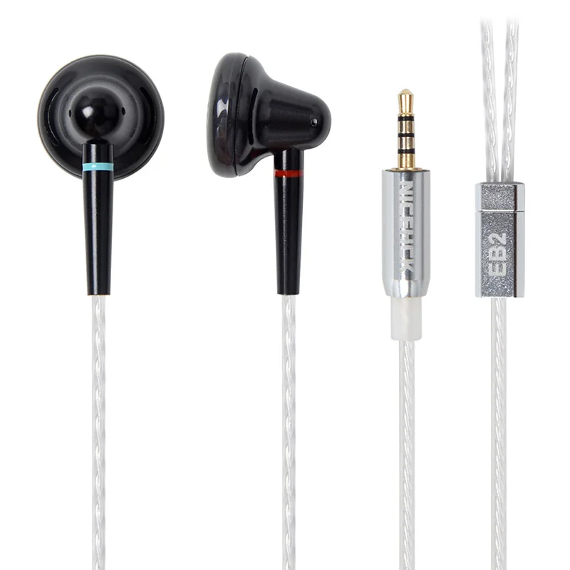 2.5mm Balance Black NICEHCK EB2 3,5 мм/2,5 мм вкладыши металлические наушники HiFi Динамический драйвер NICEHCK второй флагманский наушник звук как NICEHCK EBX - Цвет: 2.5mm Balance Black