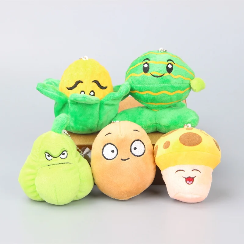 14 шт. высокое качество PVZ Растения против Зомби мягкие плюшевые игрушки куклы Детский подарок фигурка модель игрушки подарок для детей Рождество