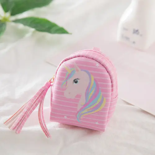 Женская Мини Кошелек для монет с цветочным рисунком кисточками кошелек Чехол