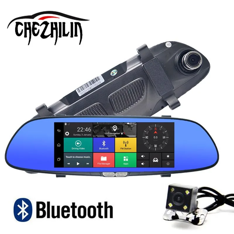 Chezhilin 3G 7 &quotавтомобильный видеорегистратор зеркальная камера Android 5 0 wifi GPS Full HD 1080P