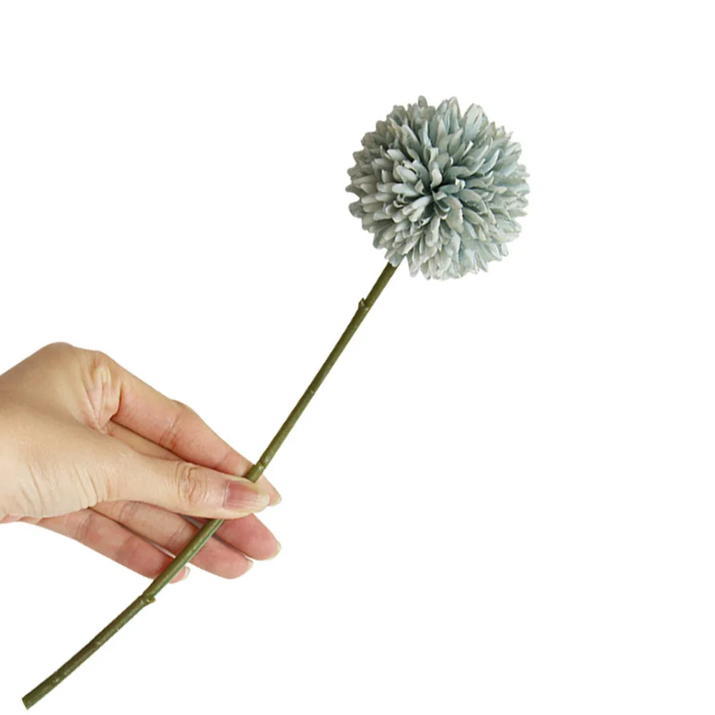 Синий 1 Pcs Simulation Artificial Flower Fake Dandelion Bouquet Home Wedding Party Decoration DTT88 - Цвет: Синий