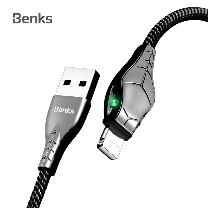 Benks D27 5A Тип C Быстрый зарядный кабель для передачи данных iPhone Xs Max 7 8 6 плюс USB 3A Android