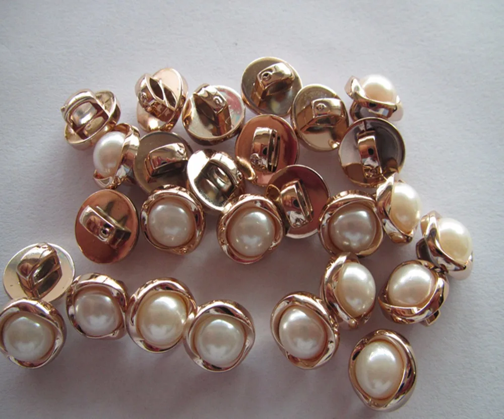 Бесплатная доставка 16л пластиковое покрытие для кнопок розовое золото маленькая