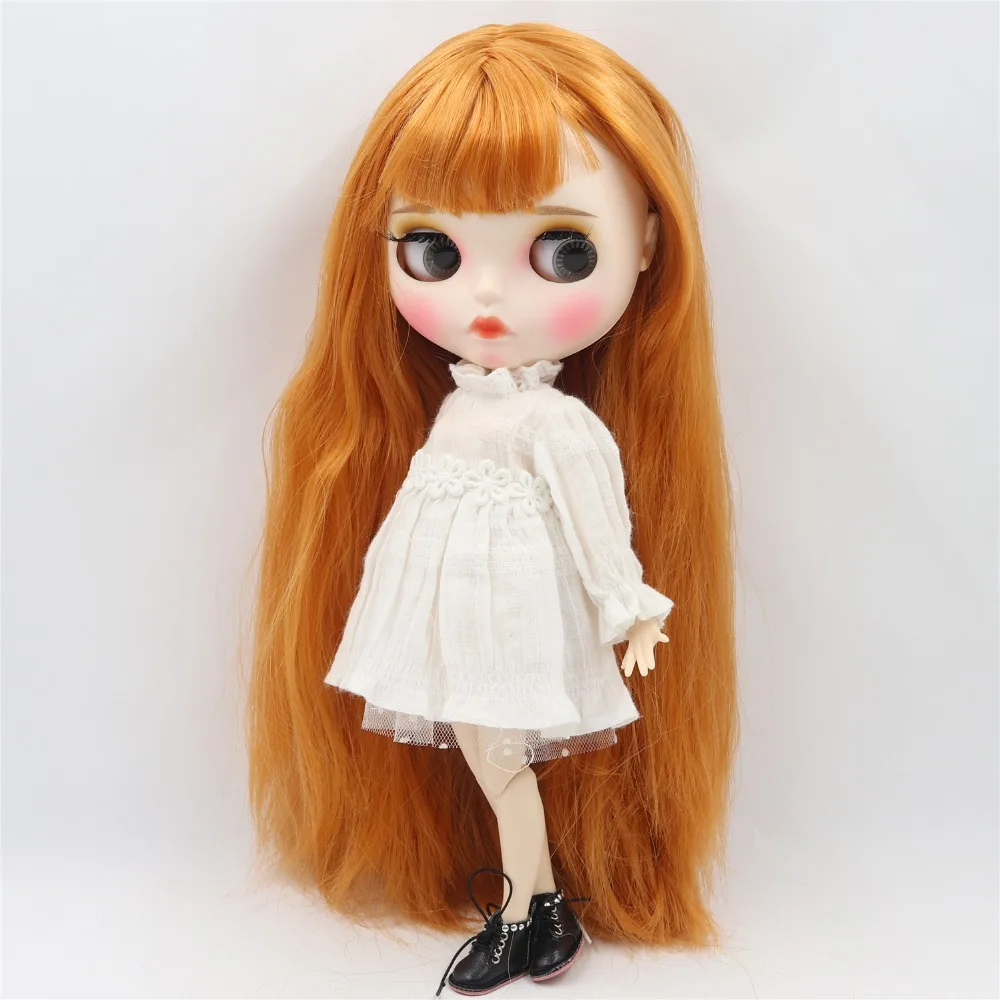 Ледяная кукла DBS Blyth 1/6 cutom белая кожа шарнир Подгонянная под тело игрушка для