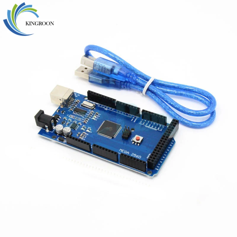 USB плата KINGROON MEGA 2560 R3 ATmega2560 AVR + Бесплатный usb кабель для Arduino MEGA2560 R3|cable arduino usb|cable for