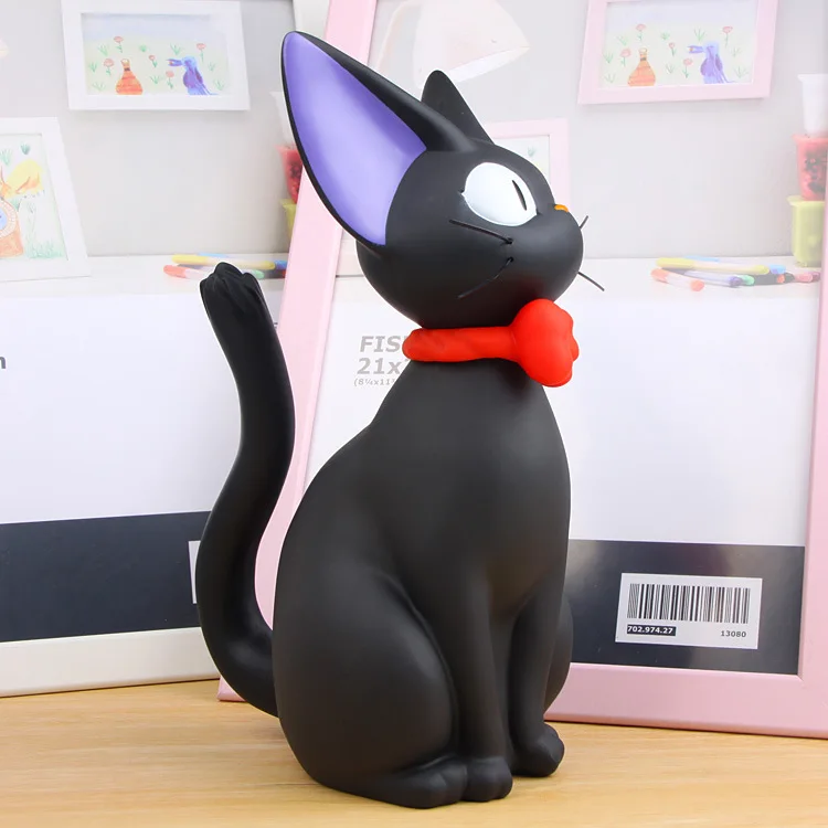 22.5 см Studio Ghibli Миядзаки Кики Услуги Кот ПВХ фигурку Игрушечные лошадки Копилка Home