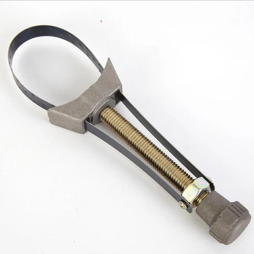 

Car Auto Oil Filter Removal Tool Cap Spanner Strap Wrench 60mm To 120mm Diameter Adjustable For Car Repair Tool
