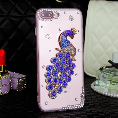 Роскошный блестящий чехол для телефона Samsung S7 S8 S9 S10 Plus lite Note10 Note9 8 со стразами