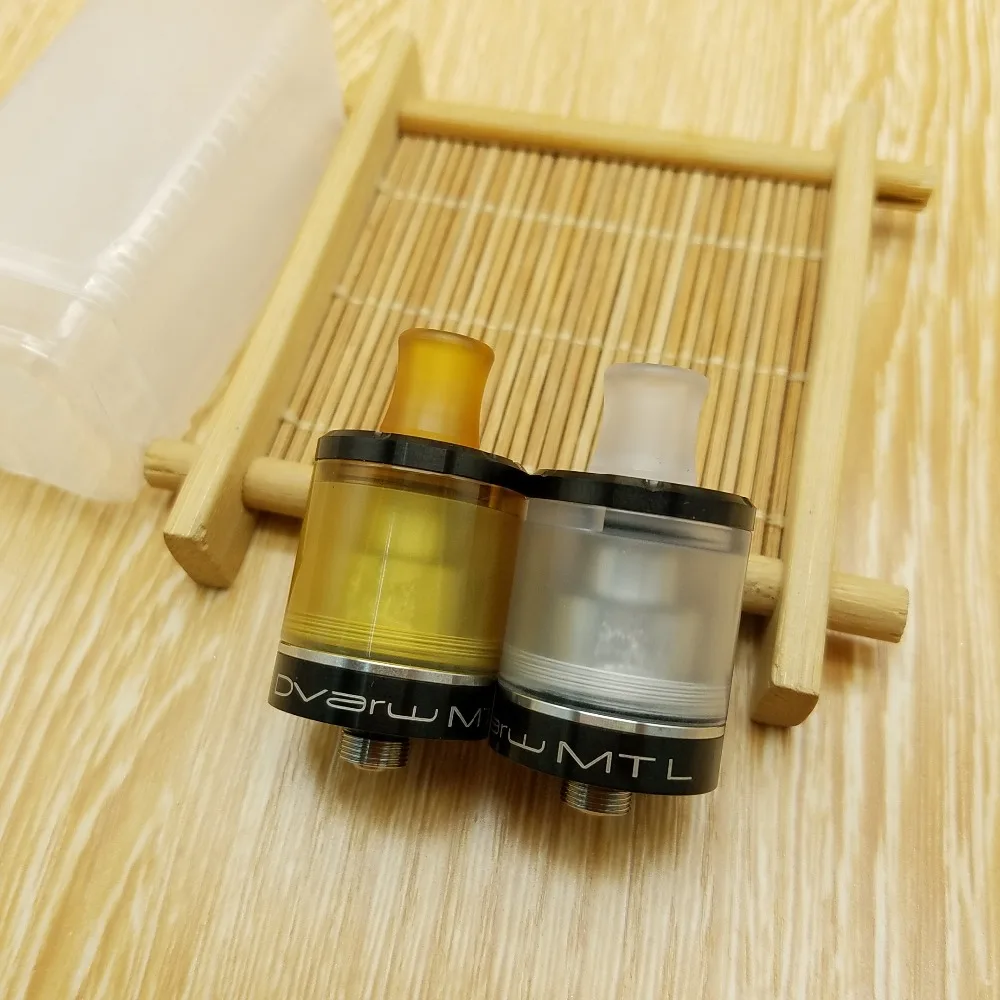 DVARWRTA MTL RTA PEI/PC Atomzier 510 резьба из нержавеющей стали 22 мм Диаметр Vape бак для