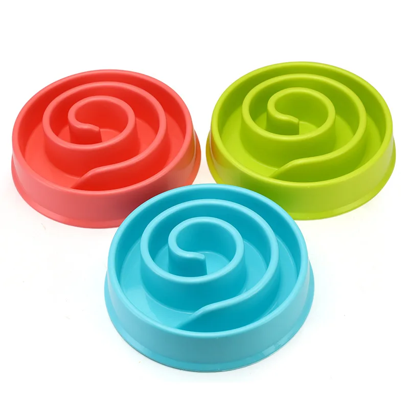 Anti-swallowing Feeder Healthy Bloat Dish For Pet Feeding Tools Dog Cat Interactive Slow Food Bowl | Дом и сад