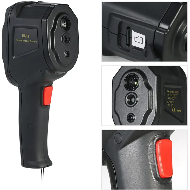 HT-04 220x160 ручной инфракрасный Imager термальная камера Термографическая камера цифровой тестер температуры Buit-in 4G памяти